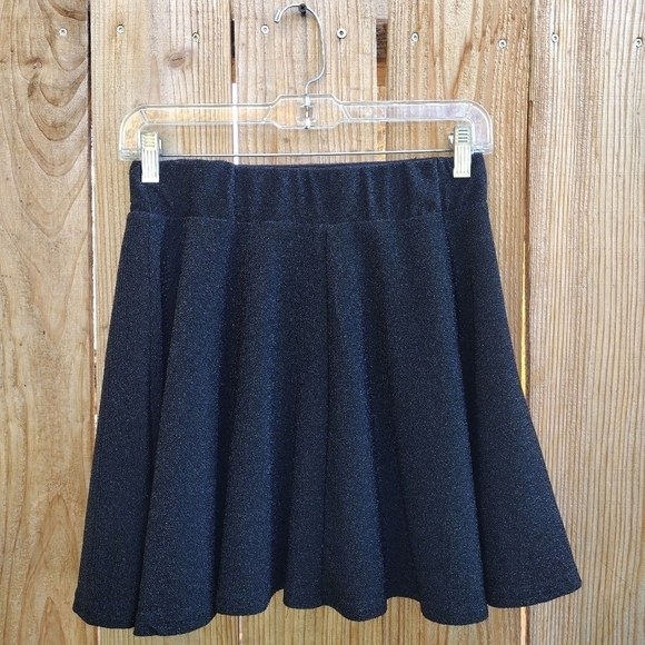 Shein - Glitter Skater Mini Skirt - Picture 5 of 8